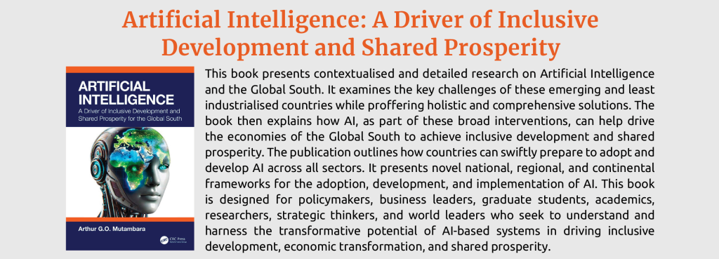 Read more about the article Artificial Intelligence: A Driver of Inclusive Development and Shared Prosperity for the Global South